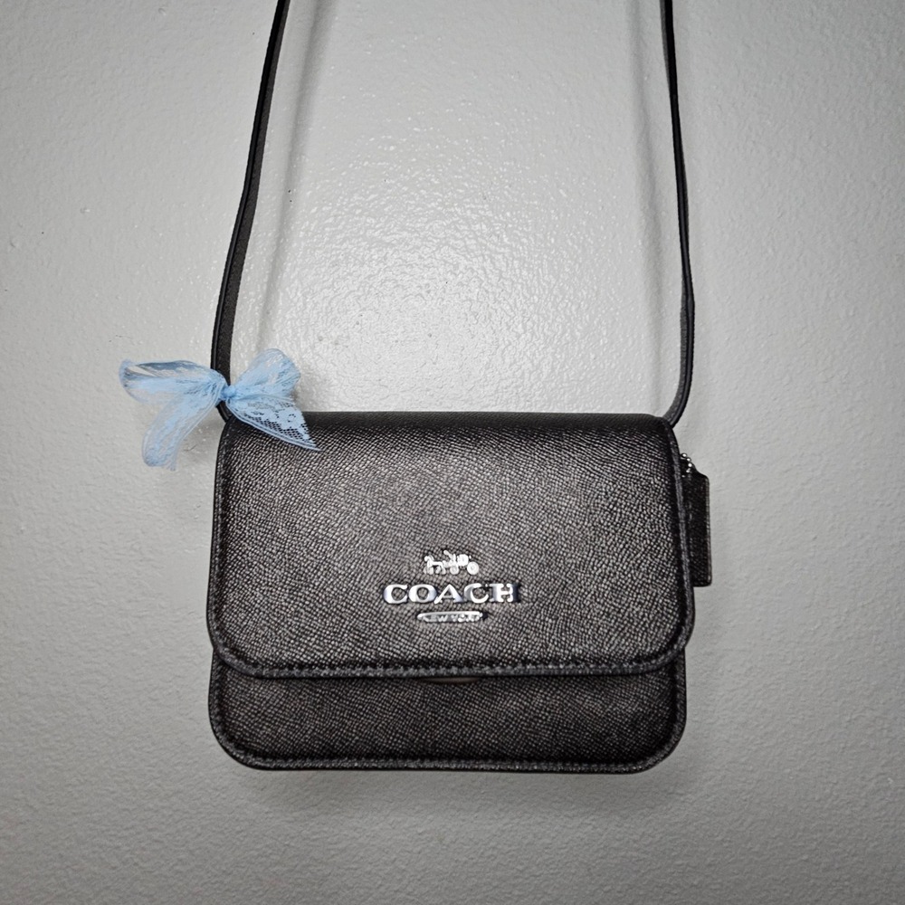 Coach Metallic Mini Crossbody Bag Small Purse